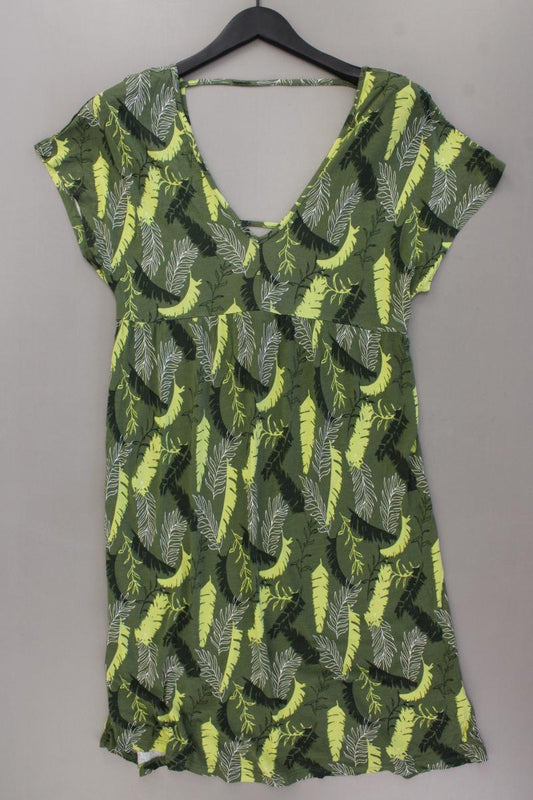 s.Oliver Kurzarmkleid Gr. 36 olivgrün aus Viskose