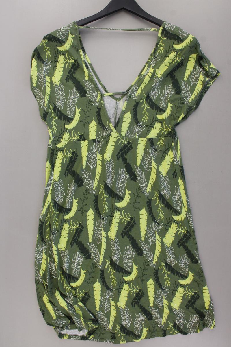 s.Oliver Kurzarmkleid Gr. 36 olivgrün aus Viskose