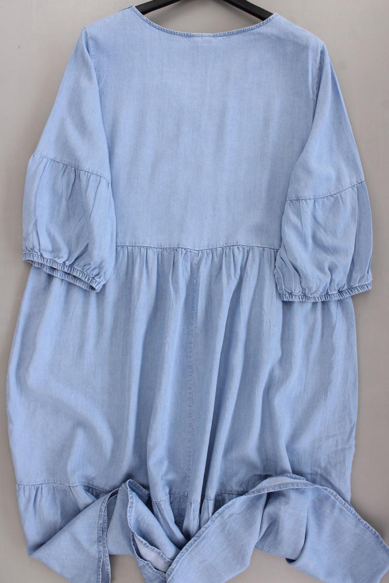 Laura Torelli Kleid Gr. XL 3/4 Ärmel blau