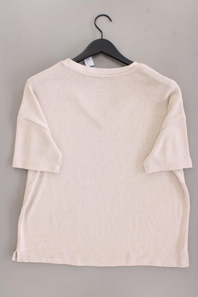 Street One Strickshirt Gr. 42 Kurzarm creme