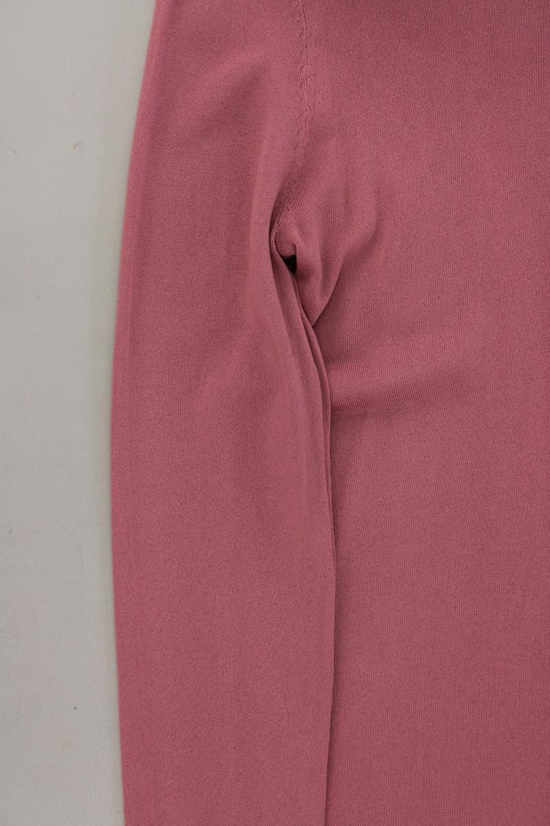 Zara Rollkragenshirt Gr. L neuwertig Langarm rosa aus Viskose