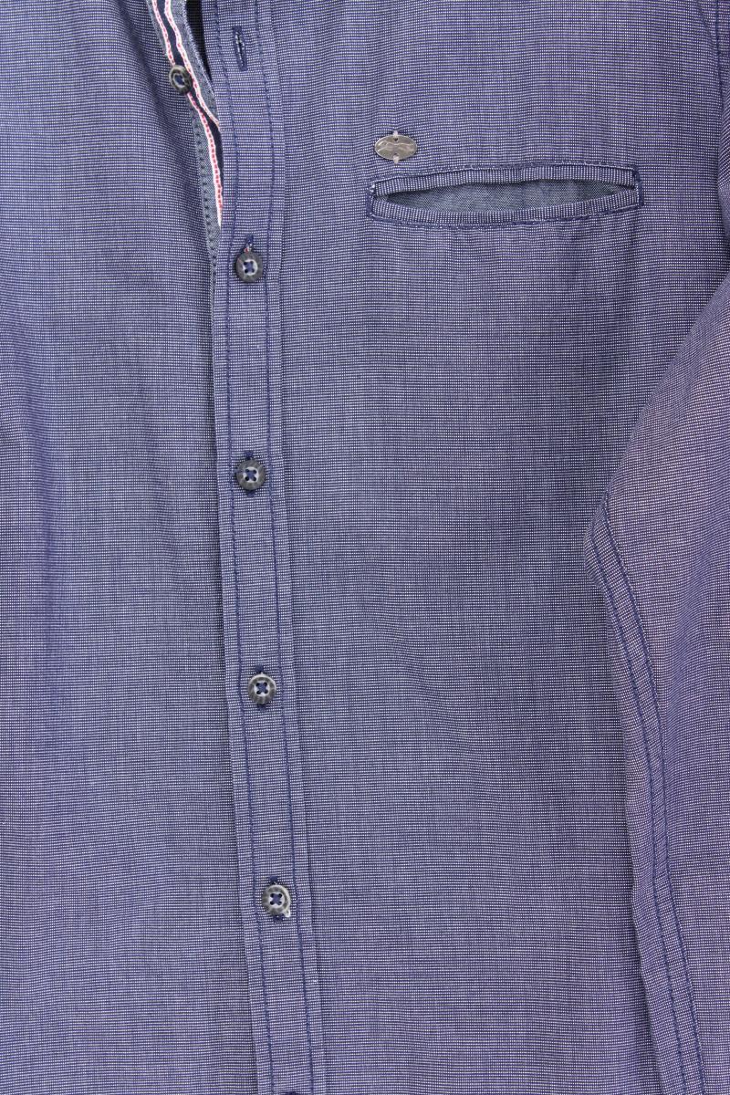 Engbers Langarmhemd für Herren Gr. Hemdgröße 39/40 blau aus Baumwolle