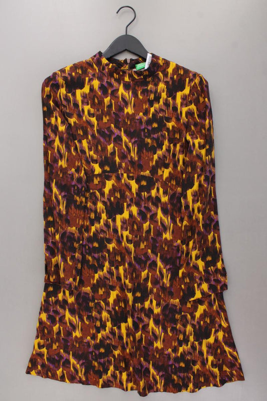 United Colors of Benetton Langarmkleid Gr. S mehrfarbig aus Viskose