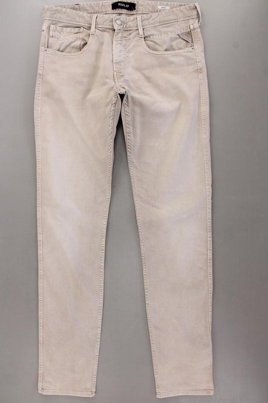 Replay Straight Jeans für Herren Gr. W33/L34 creme
