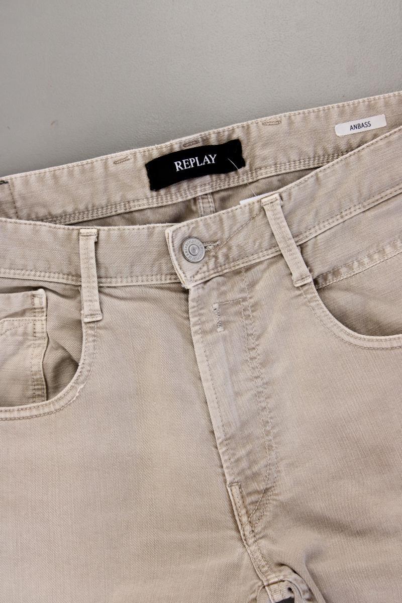 Replay Straight Jeans für Herren Gr. W33/L34 creme