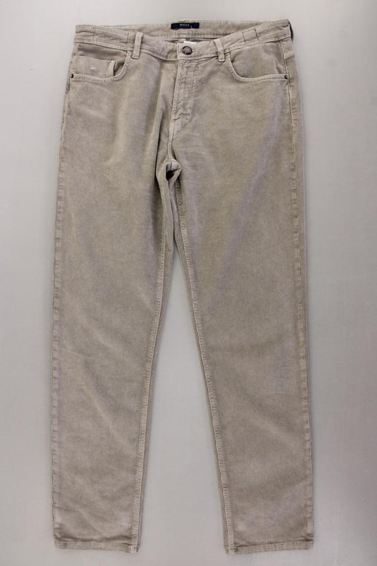 Boggi Cordhose für Herren Gr. W34 Modell Claude braun aus Baumwolle