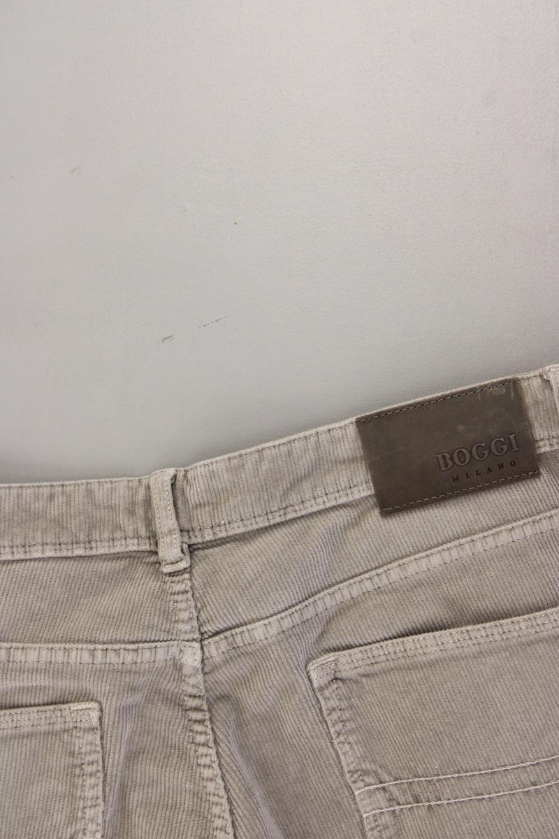 Boggi Cordhose für Herren Gr. W34 Modell Claude braun aus Baumwolle