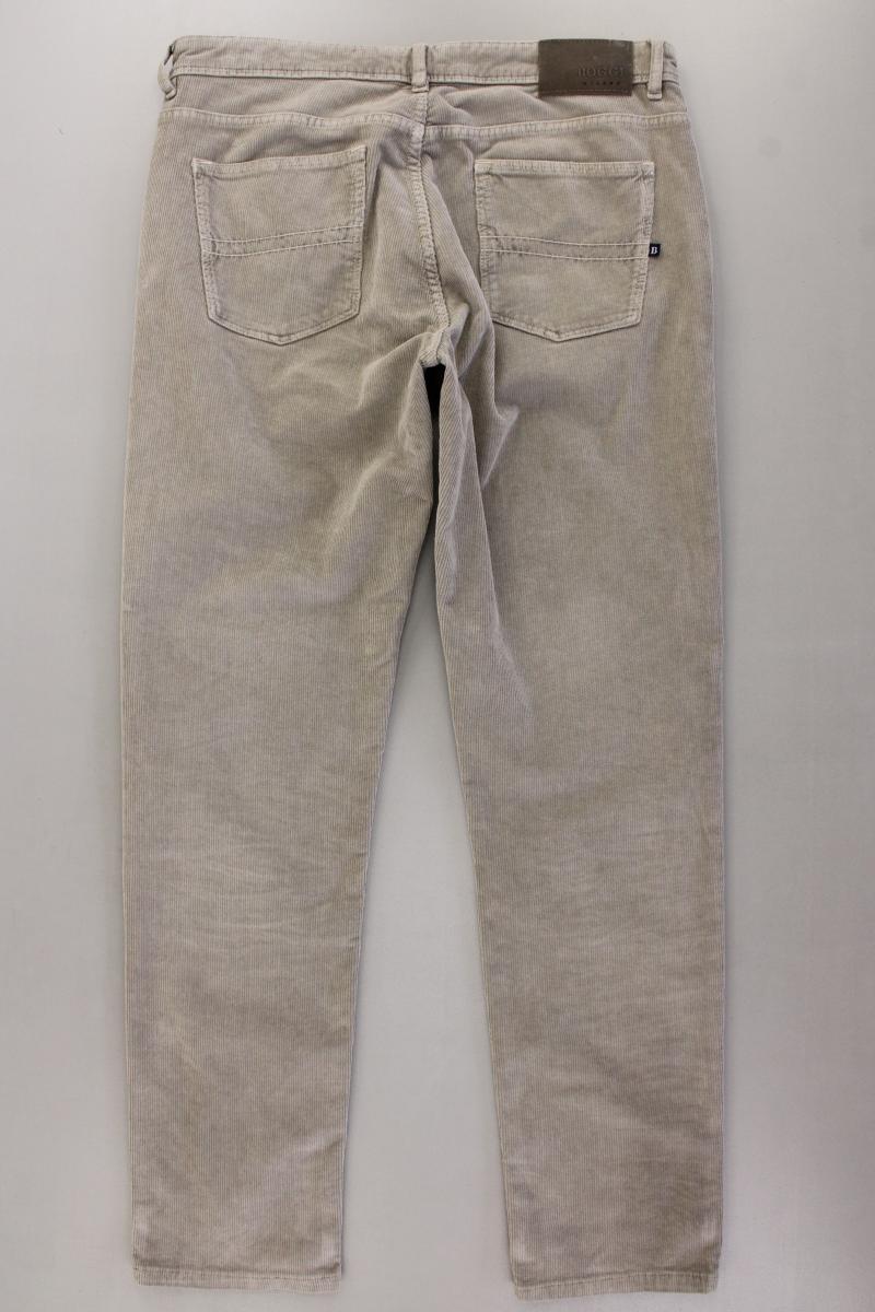 Boggi Cordhose für Herren Gr. W34 Modell Claude braun aus Baumwolle