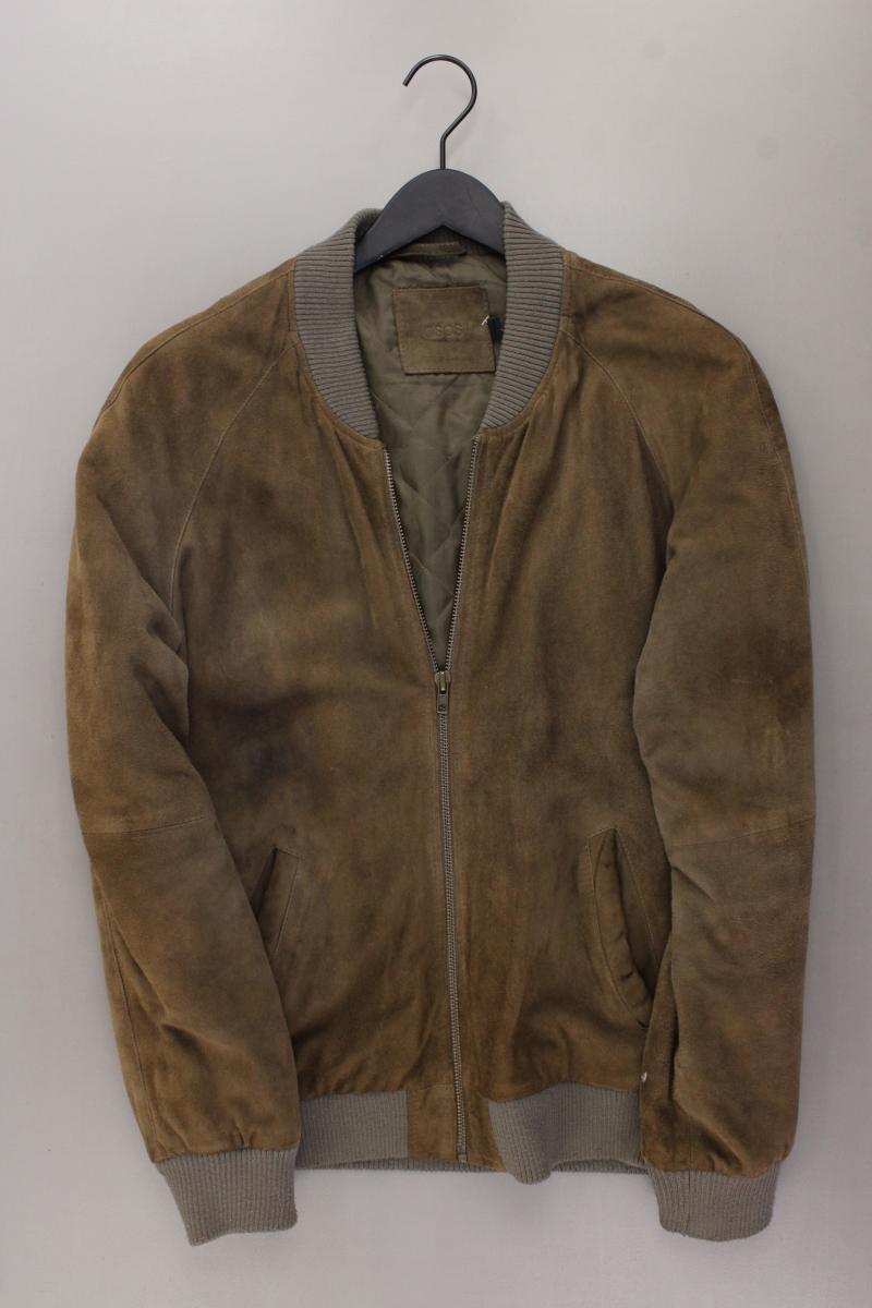 Asos Lederjacke für Herren Gr. L braun