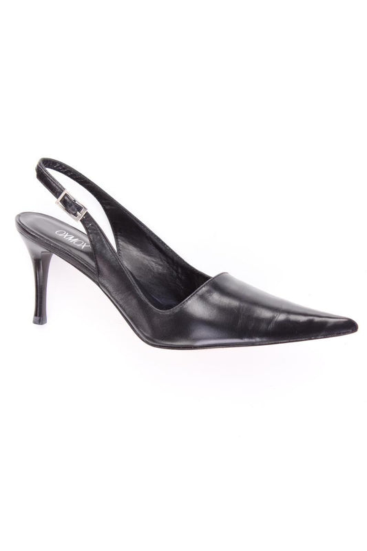 oxmo Sling-Back Pumps Gr. 36 neuwertig schwarz aus Leder