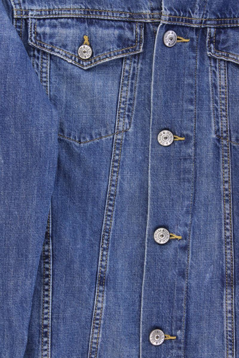 &Denim Jeansjacke Gr. 34 blau aus Baumwolle