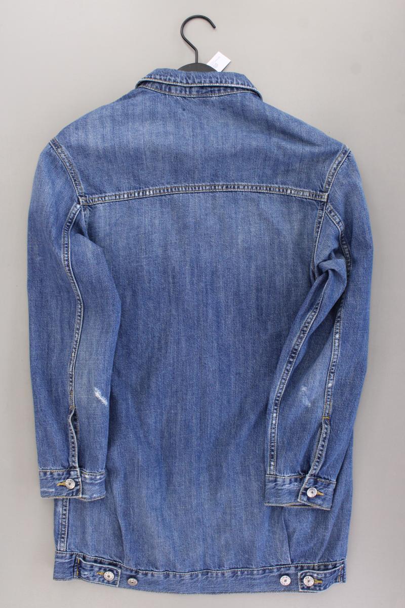 &Denim Jeansjacke Gr. 34 blau aus Baumwolle
