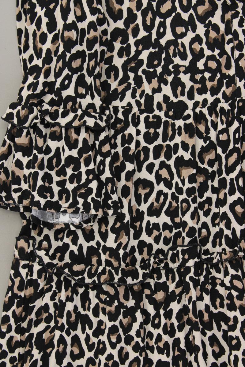 Vero Moda Bluse Gr. M mit Tierdruck 3/4 Ärmel braun aus Viskose
