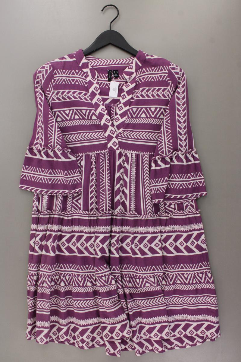 Vero Moda Sommerkleid Gr. M 3/4 Ärmel lila aus Baumwolle