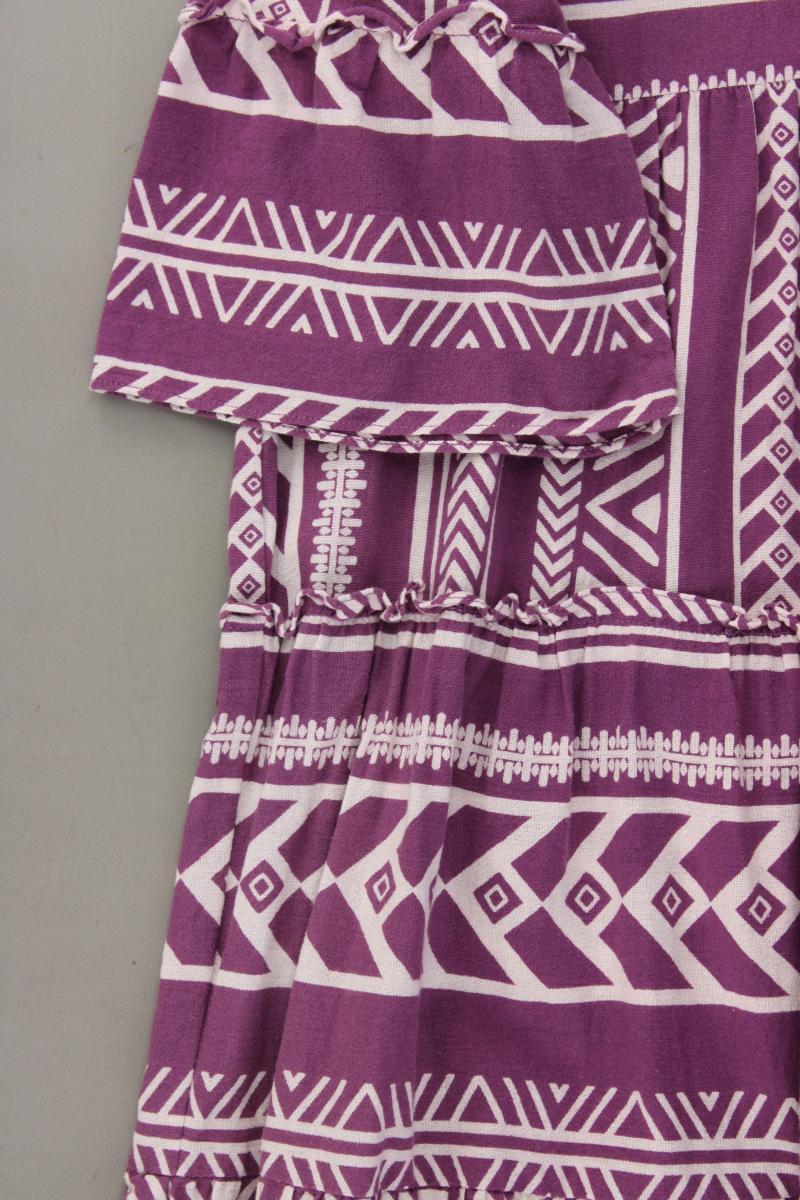 Vero Moda Sommerkleid Gr. M 3/4 Ärmel lila aus Baumwolle