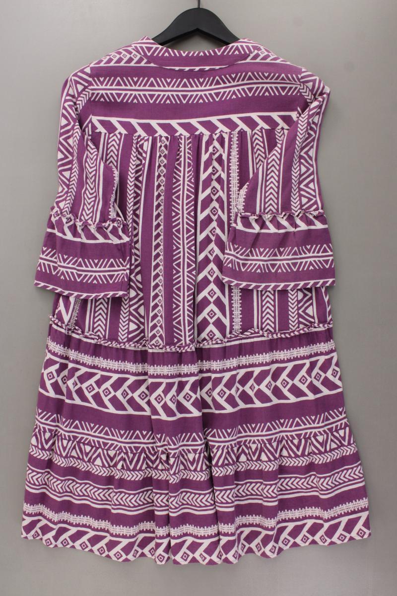Vero Moda Sommerkleid Gr. M 3/4 Ärmel lila aus Baumwolle