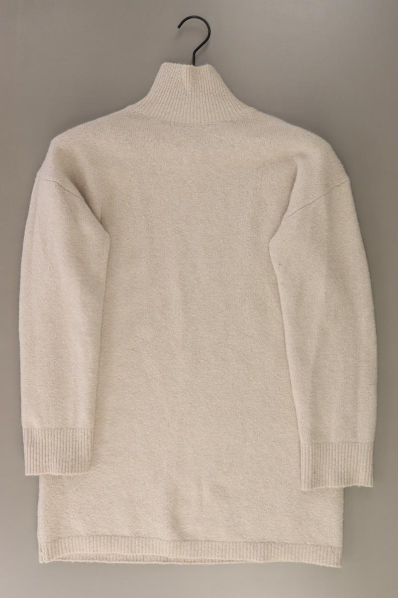 Zara Rollkragenpullover Gr. S creme aus Polyester