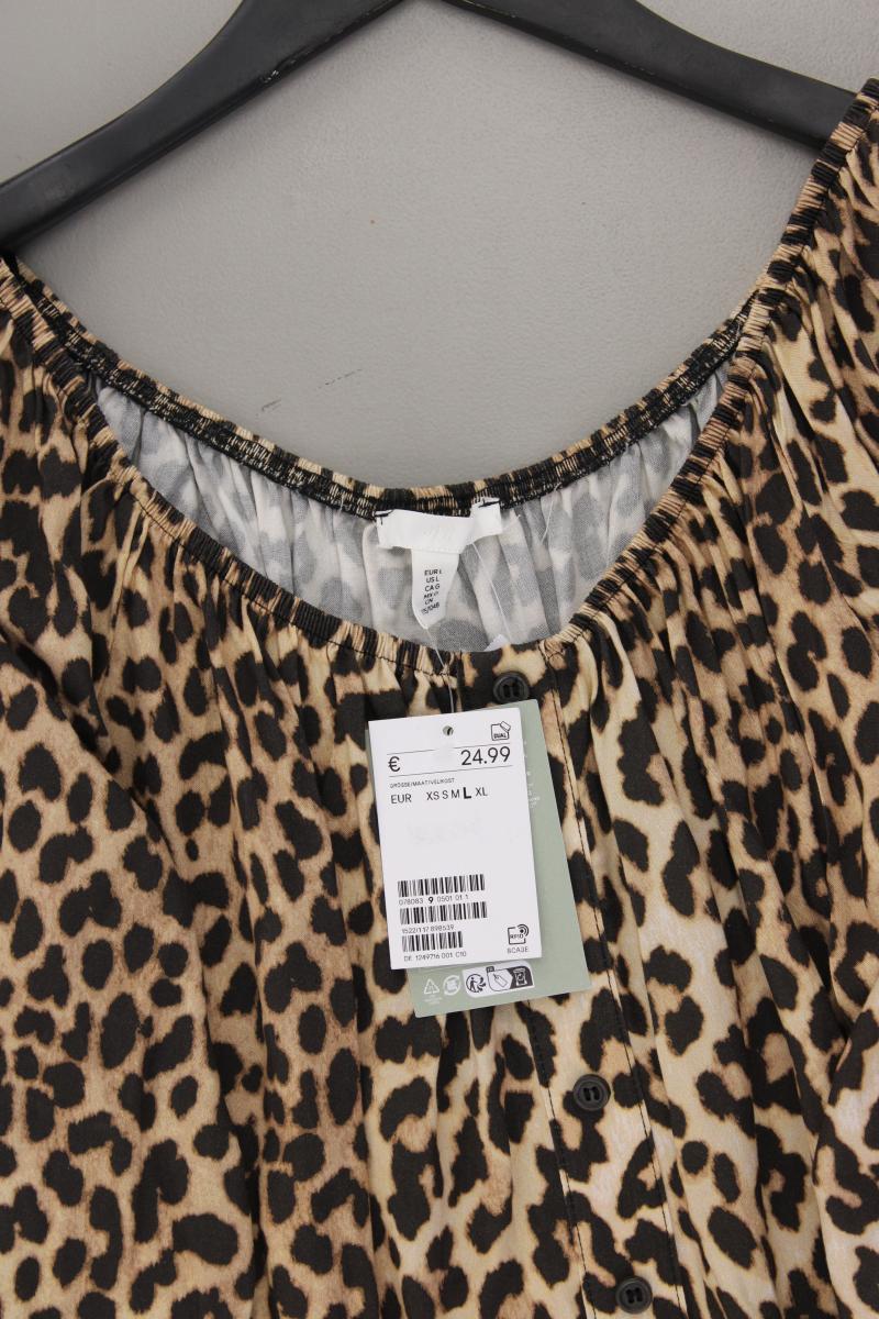 H&M Crop Bluse Gr. L mit Tierdruck neu mit Etikett Neupreis: 24,99€! 3/4 Ärmel