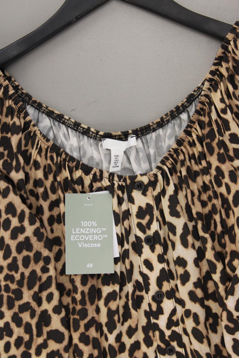 H&M Crop Bluse Gr. L mit Tierdruck neu mit Etikett Neupreis: 24,99€! 3/4 Ärmel