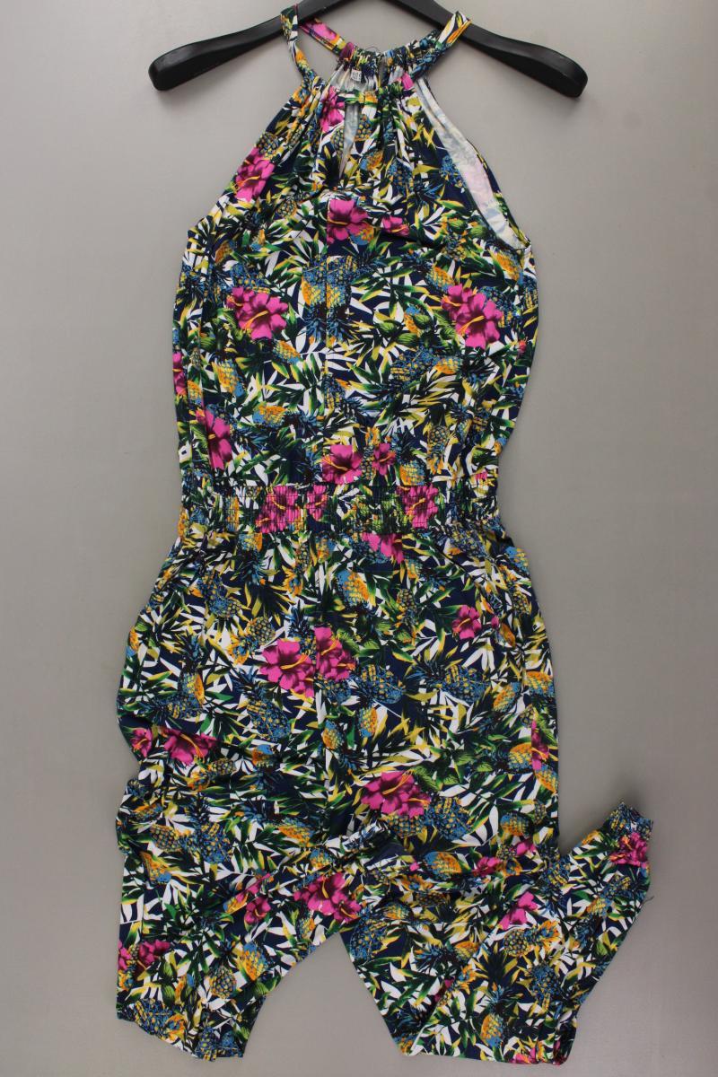 edc by Esprit Langer Jumpsuit Gr. S mit Blumenmuster mehrfarbig aus Viskose
