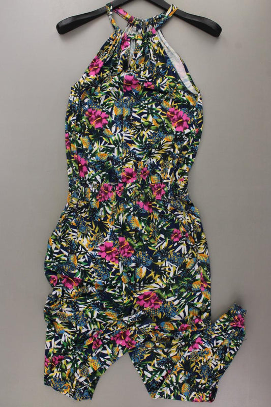 edc by Esprit Langer Jumpsuit Gr. S mit Blumenmuster mehrfarbig aus Viskose