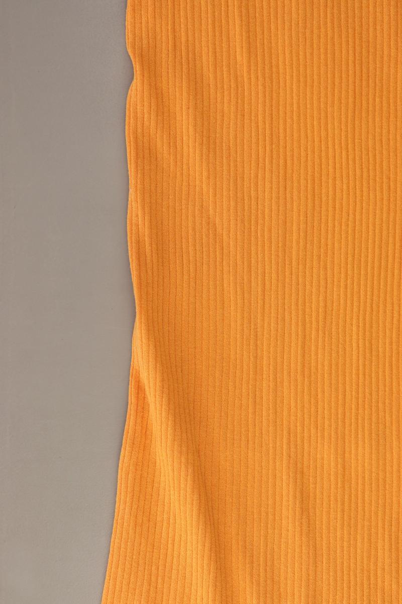 Zara Schlauchkleid Gr. S Träger orange aus Viskose
