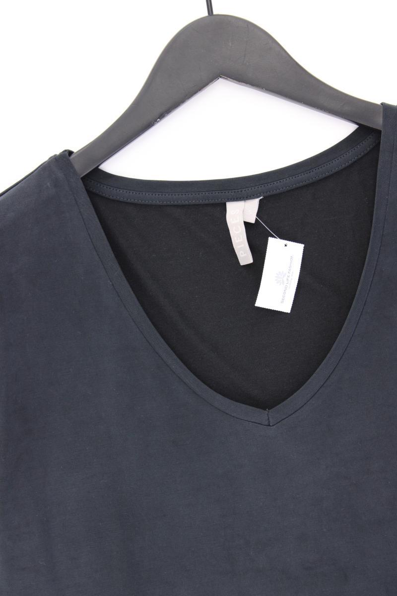 Pieces T-Shirt Gr. S Kurzarm grau aus Modal
