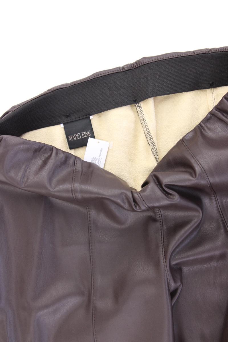 Madeleine Kunstlederhose Gr. 40 braun