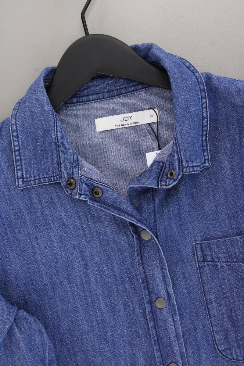 Jacqueline de Yong Jeansbluse Gr. 38 Langarm blau aus Baumwolle