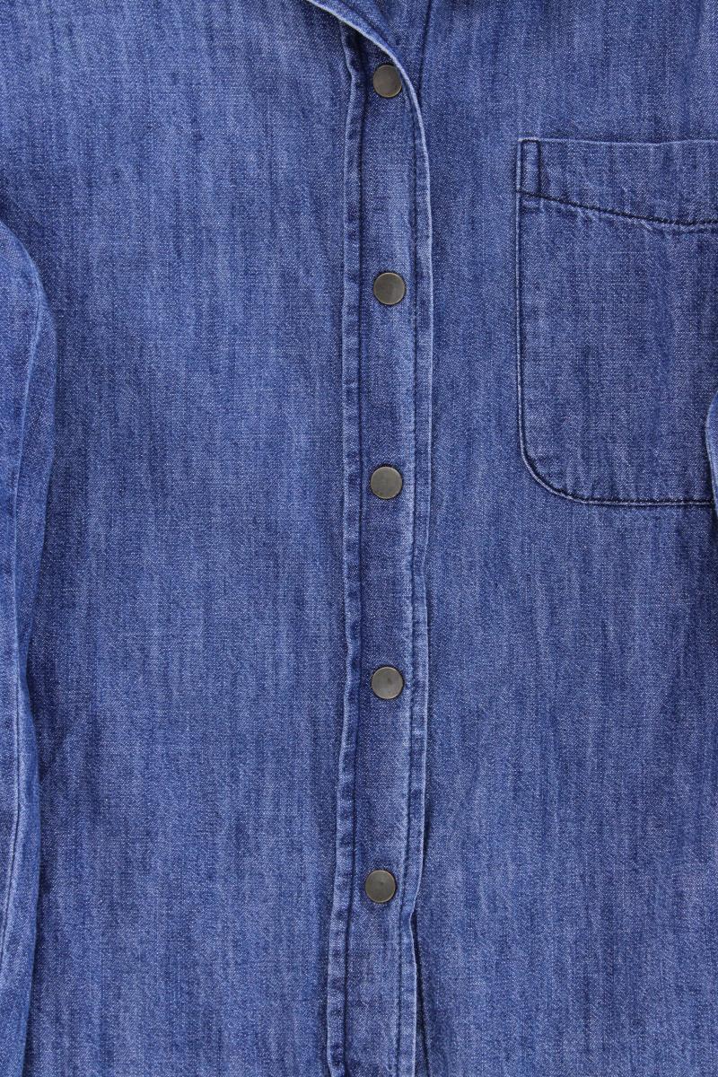 Jacqueline de Yong Jeansbluse Gr. 38 Langarm blau aus Baumwolle