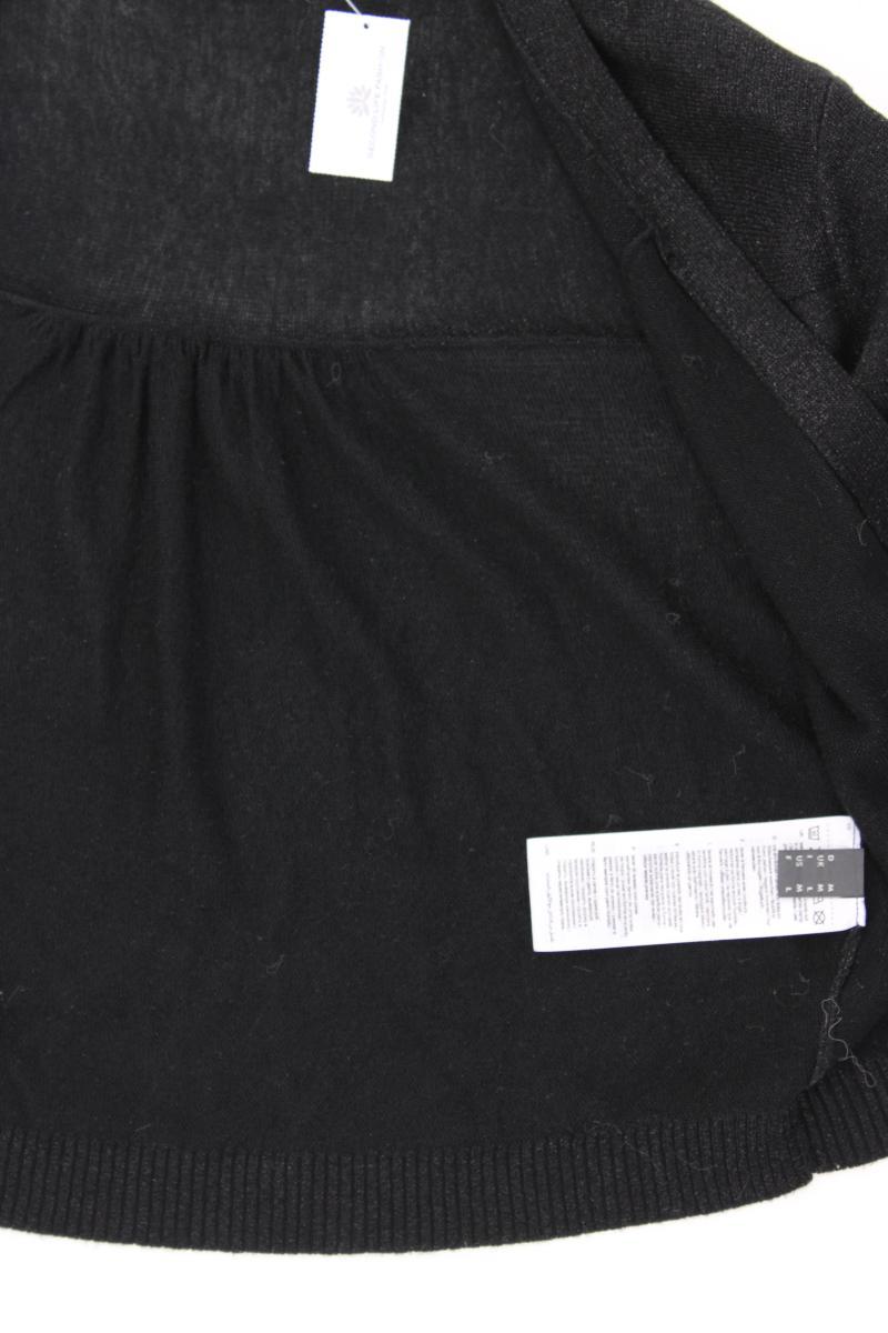 Esprit Bolero Jäckchen Gr. M Kurzarm mit Glitzer schwarz aus Viskose
