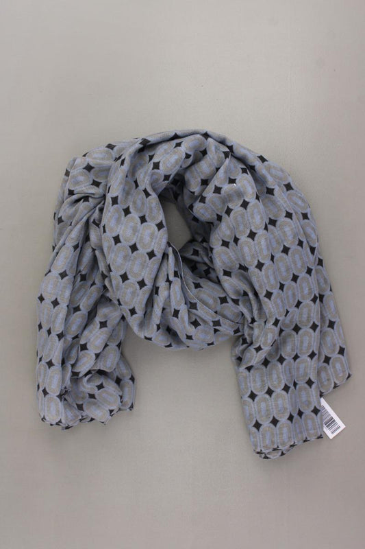 Hallhuber Tuch geometrisches Muster blau aus Polyester