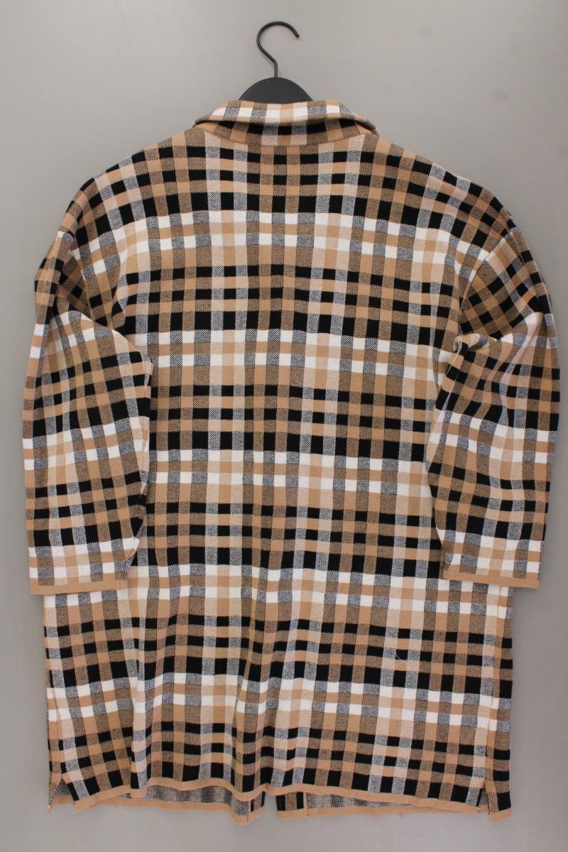 Hemdmantel Gr. S/M geometrisches Muster braun aus Viskose