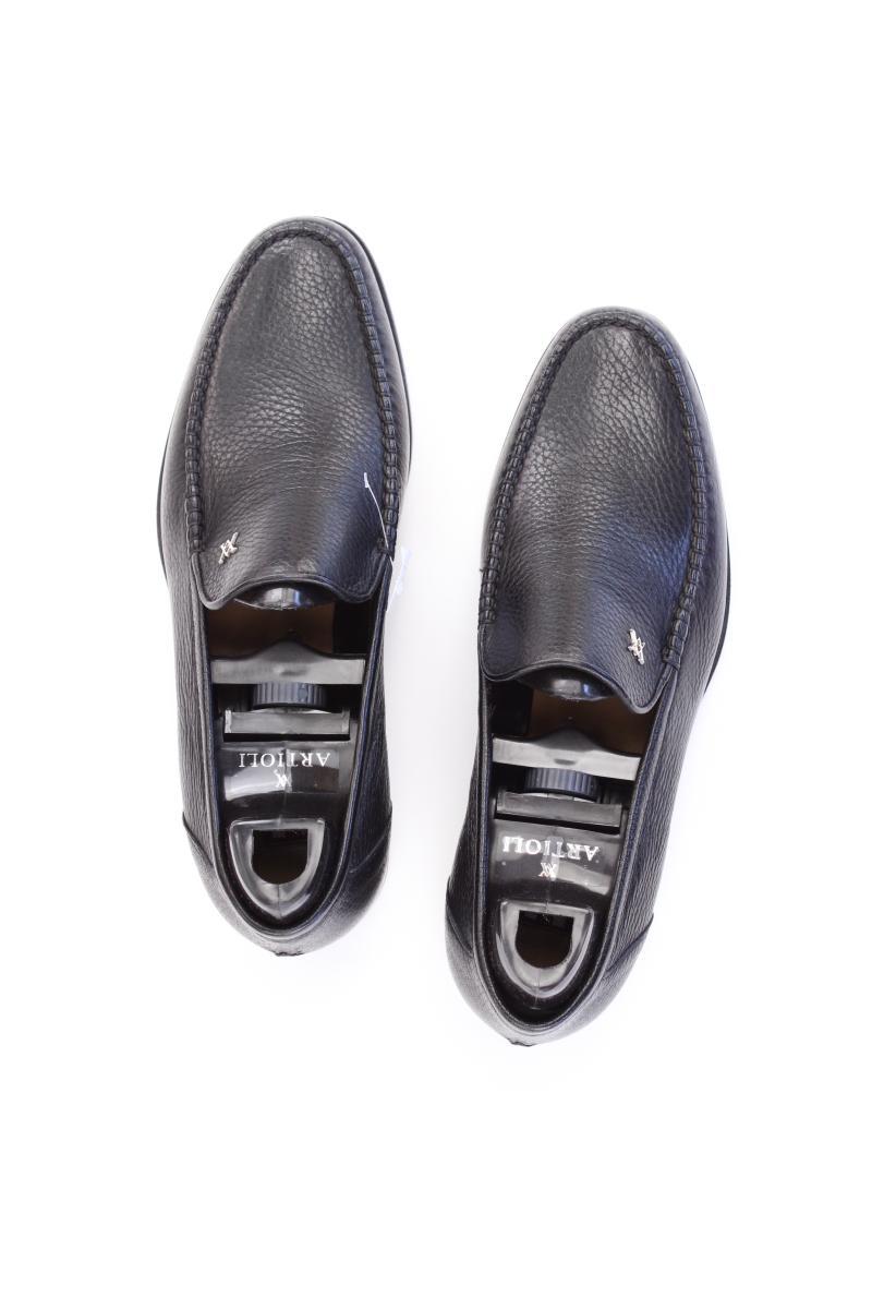 Artioli Loafers für Herren Gr. 42 neuwertig schwarz aus Leder