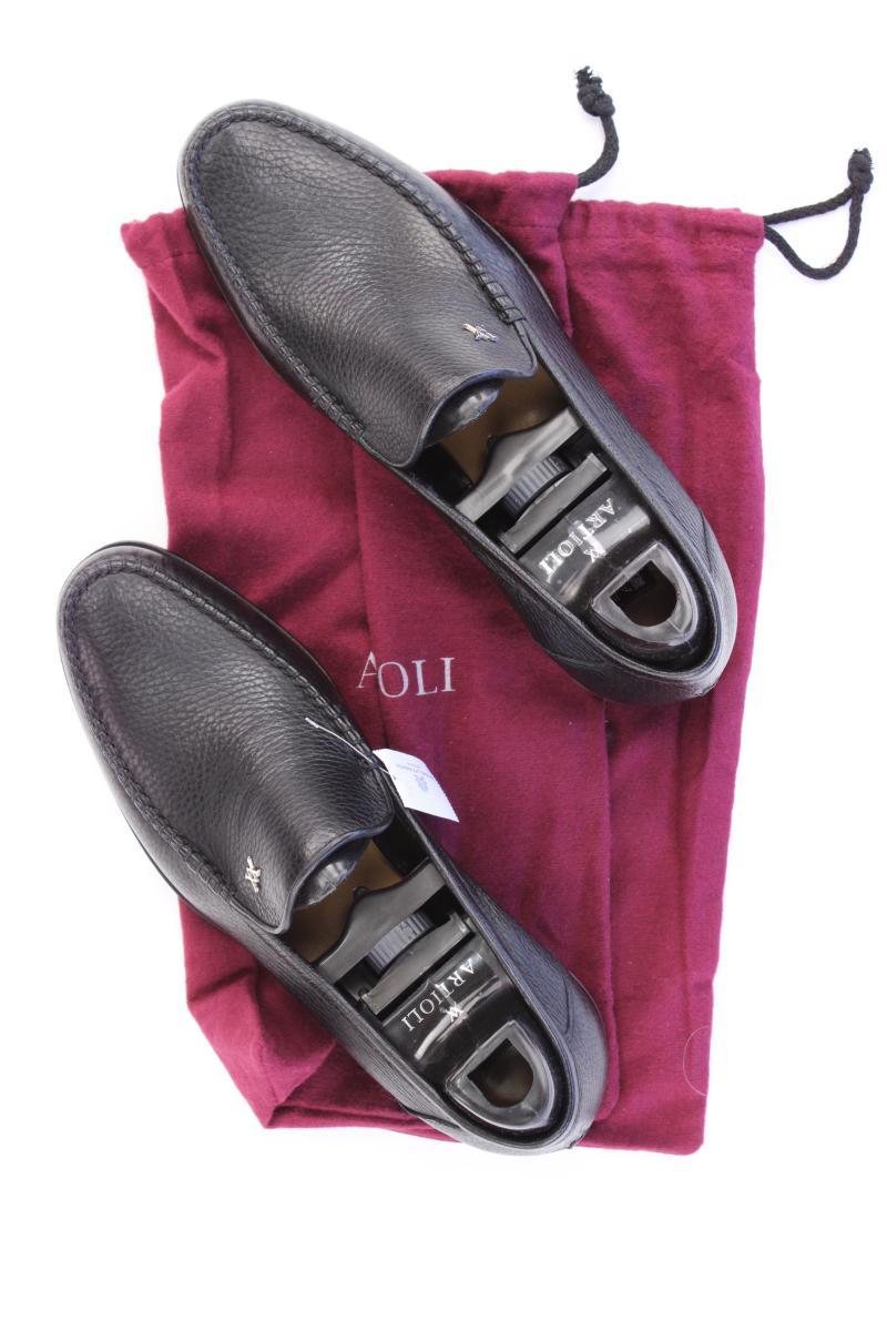 Artioli Loafers für Herren Gr. 42 neuwertig schwarz aus Leder