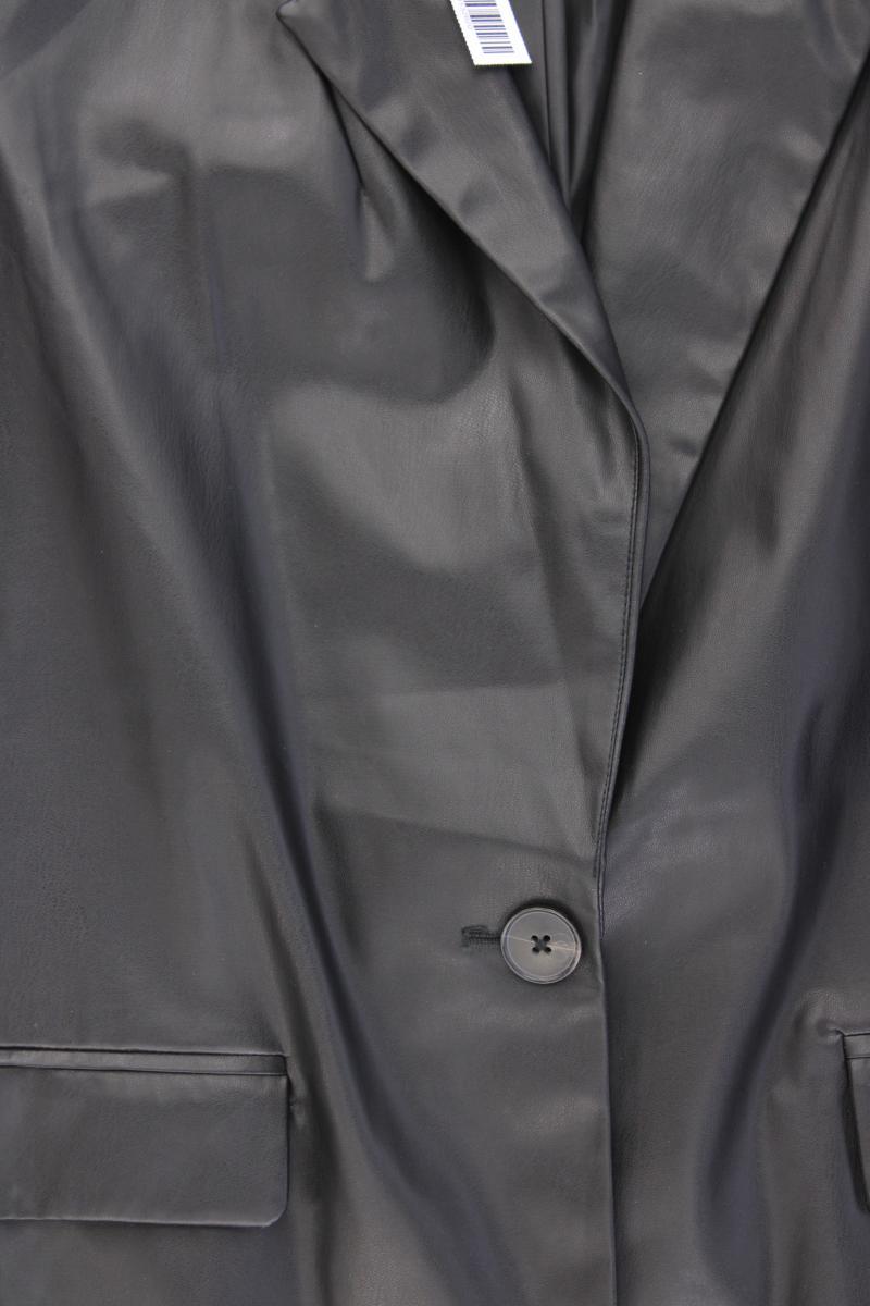 Vero Moda Kunstlederblazer Gr. M schwarz aus Polyester