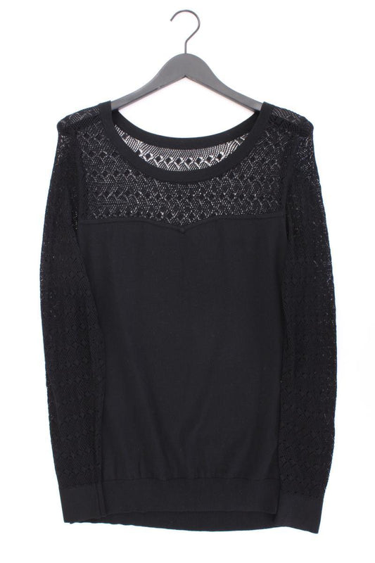 Pfeffinger Feinstrickpullover Gr. 44 schwarz aus Viskose