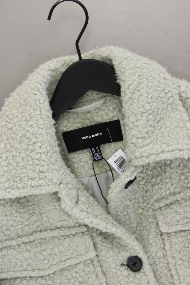 Vero Moda Teddyjacke Mintgrün Gr. XS neuwertig aus Polyester