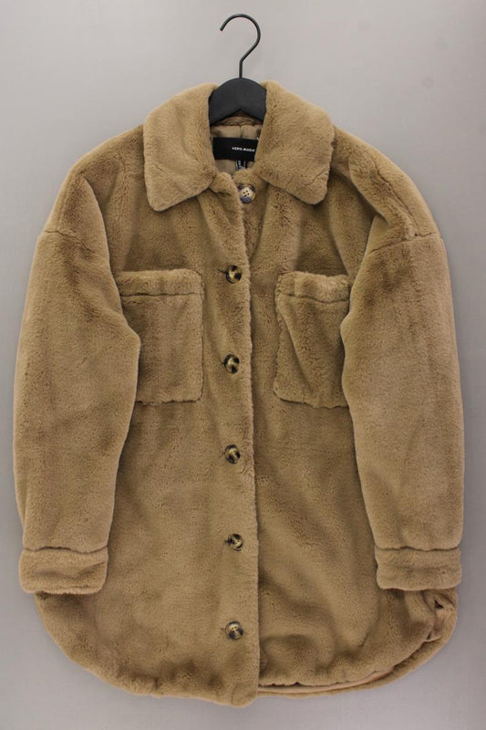 Vero Moda Teddyjacke Gr. S braun aus Polyester