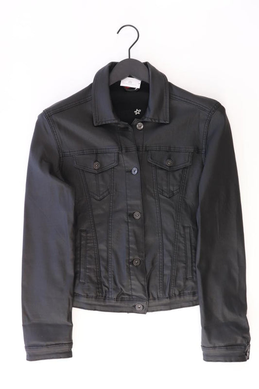 Place du Jour Übergangsjacke Gr. 40 schwarz aus Baumwolle