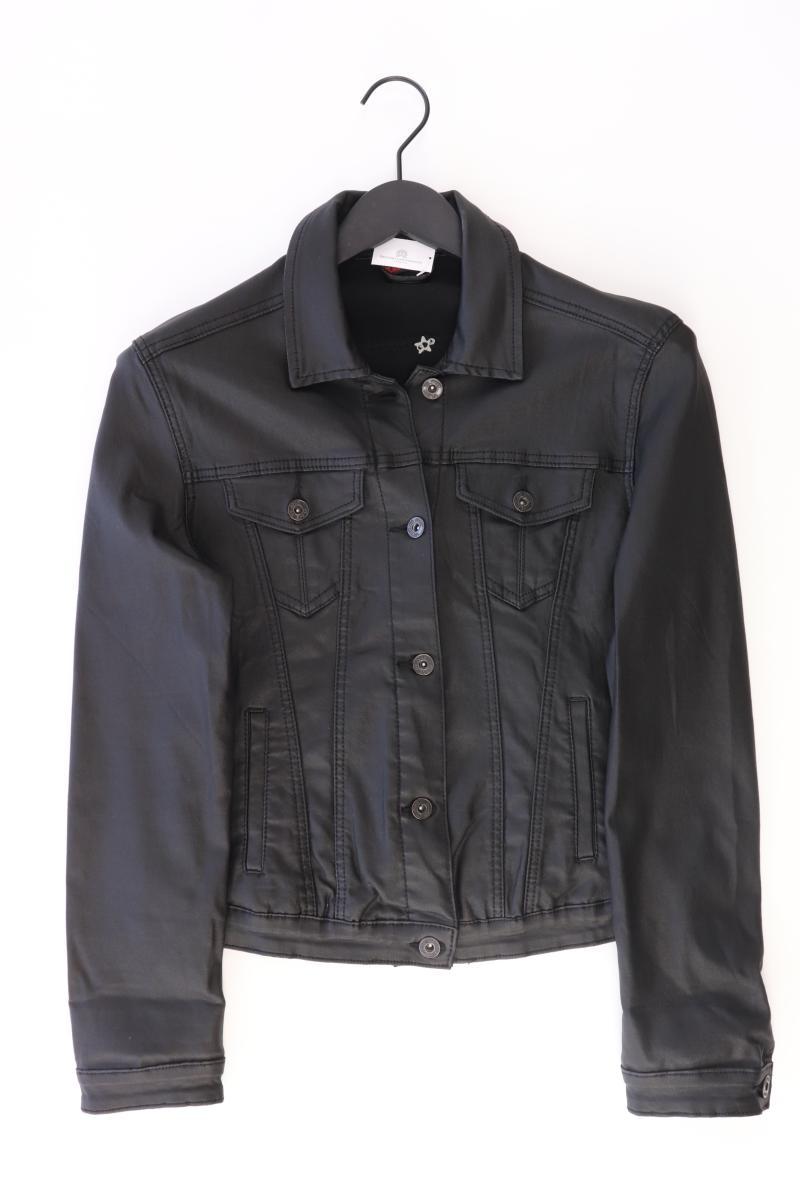 Place du Jour Übergangsjacke Gr. 40 schwarz aus Baumwolle