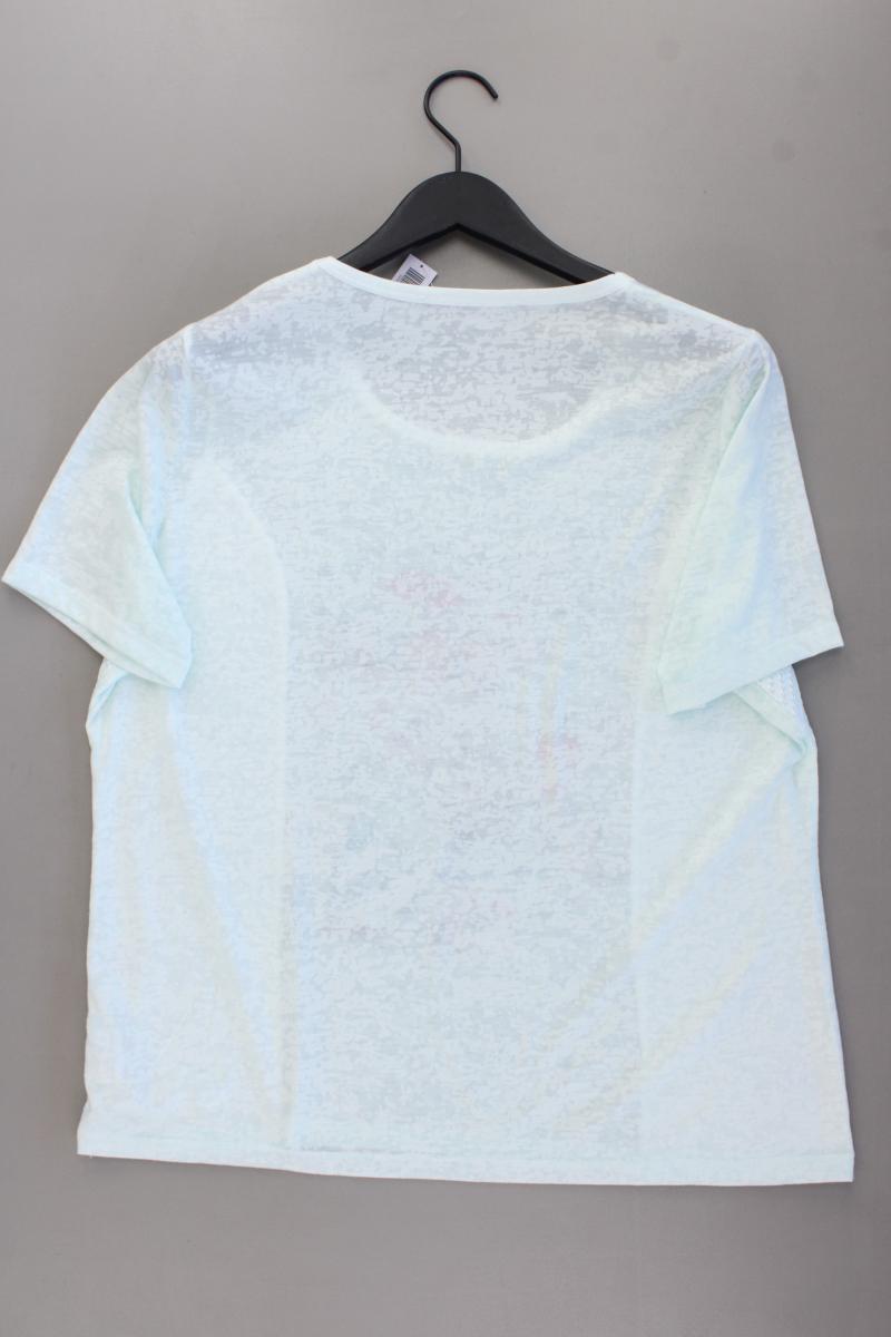 estelle jolie Printshirt Gr. 44 neuwertig Kurzarm grün aus Viskose