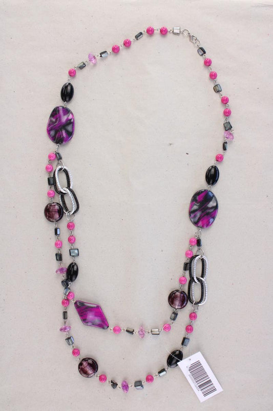 Halskette pink