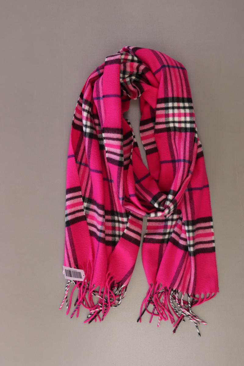 Schal geometrisches Muster pink