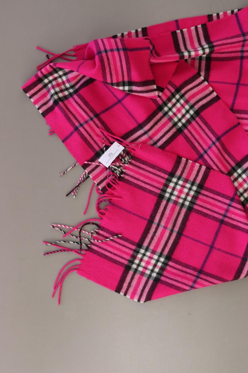 Schal geometrisches Muster pink