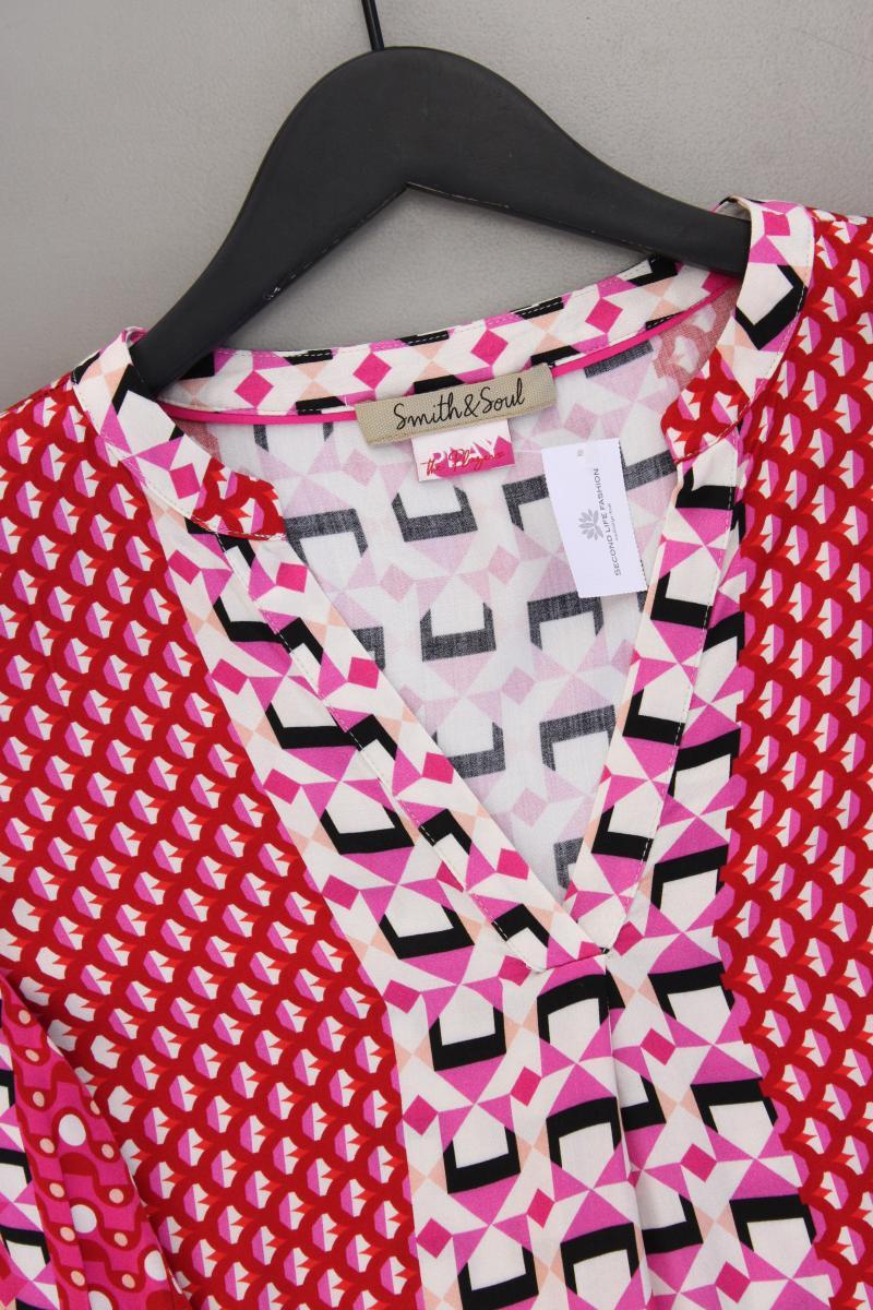 Smith & Soul Langarmbluse Gr. 38 geometrisches Muster pink