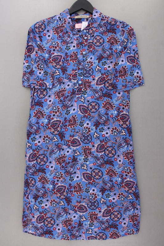 Smith & Soul Kurzarmkleid Gr. S mit Paisleymuster blau aus Viskose