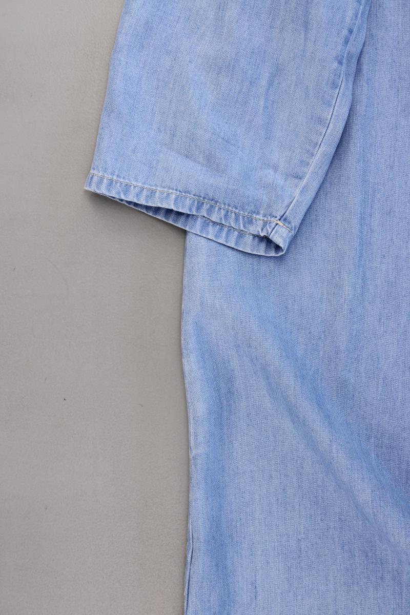Smith & Soul Midikleid Gr. S neuwertig 3/4 Ärmel blau aus Lyocell