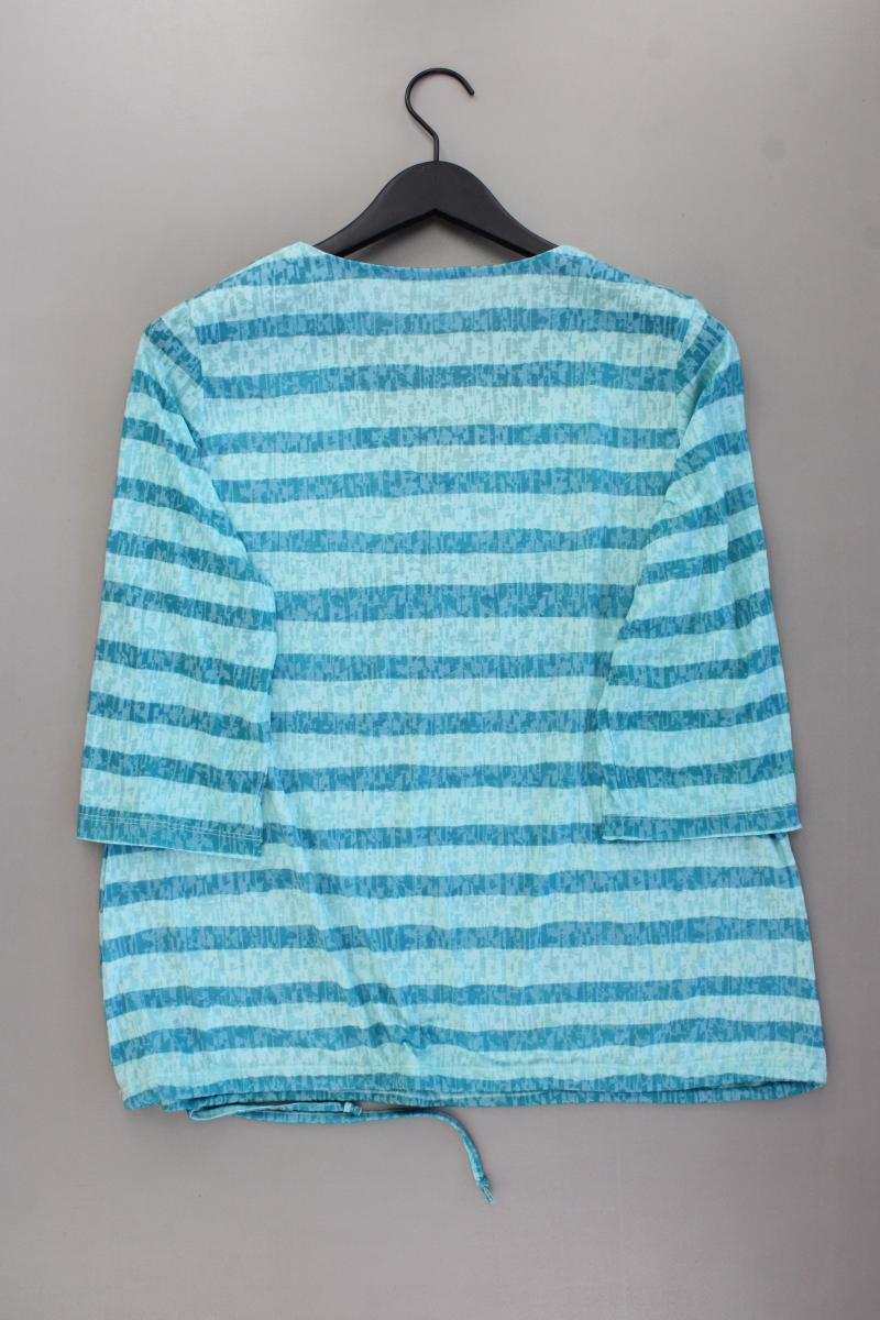 Liberty Ringelshirt Gr. XL gestreift 3/4 Ärmel türkis aus Polyester
