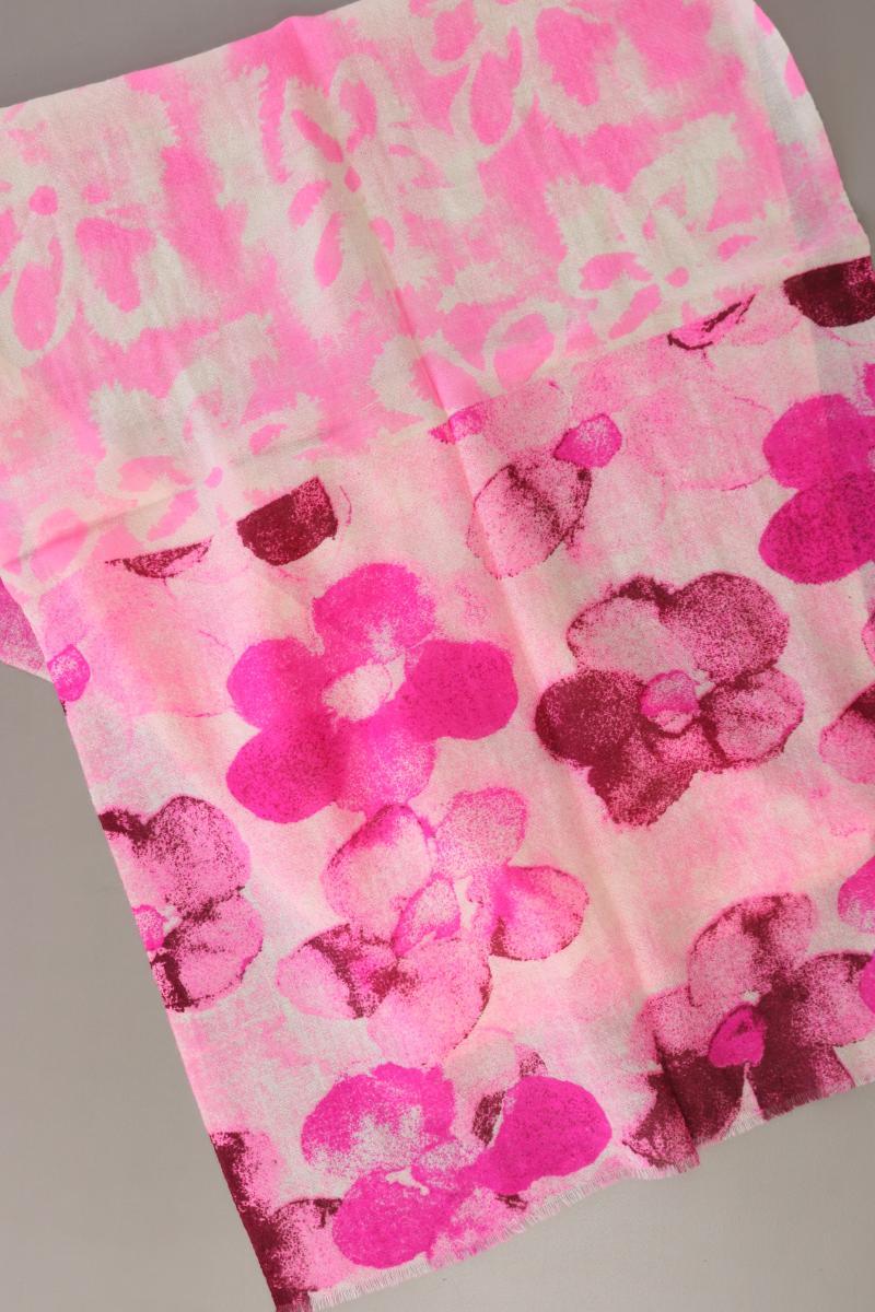 Schal mit Blumenmuster pink